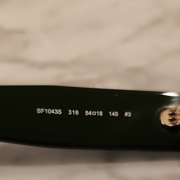 NWOT Salvatore Ferragamo Black Sunglasses - Picture 9 of 10